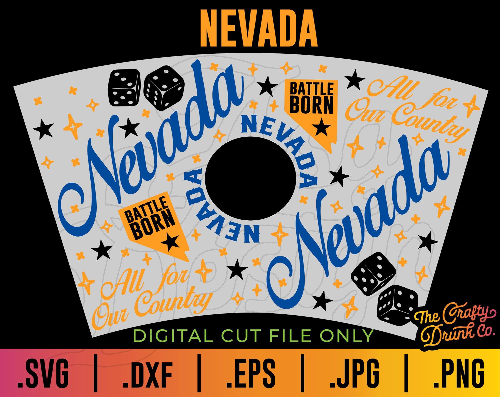 Nevada State Cup Wrap TheCraftyDrunkCo