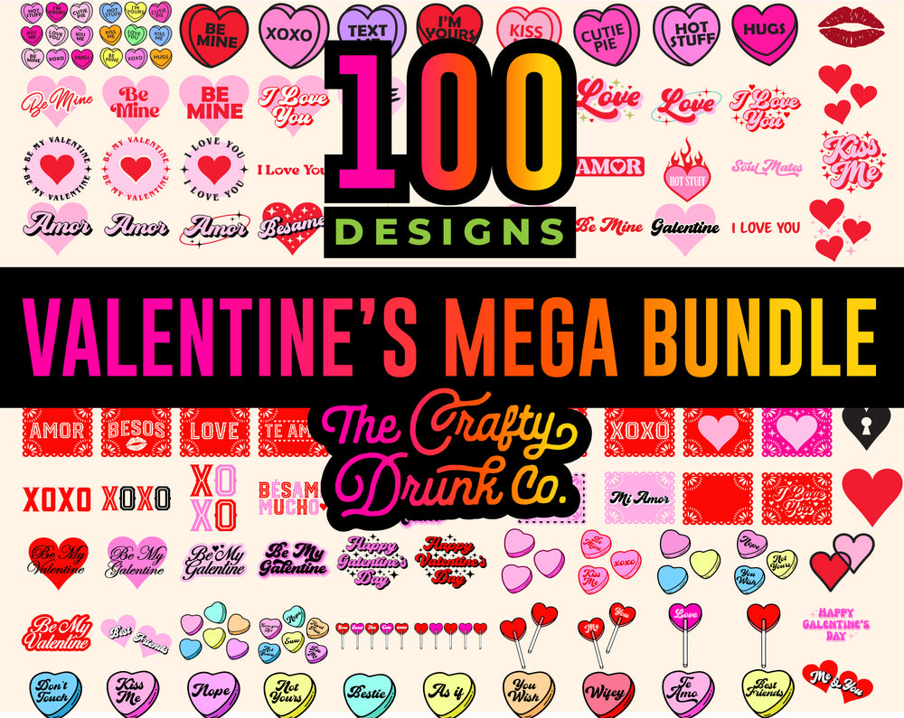 Valentines Day Design Bundle SVG PNG