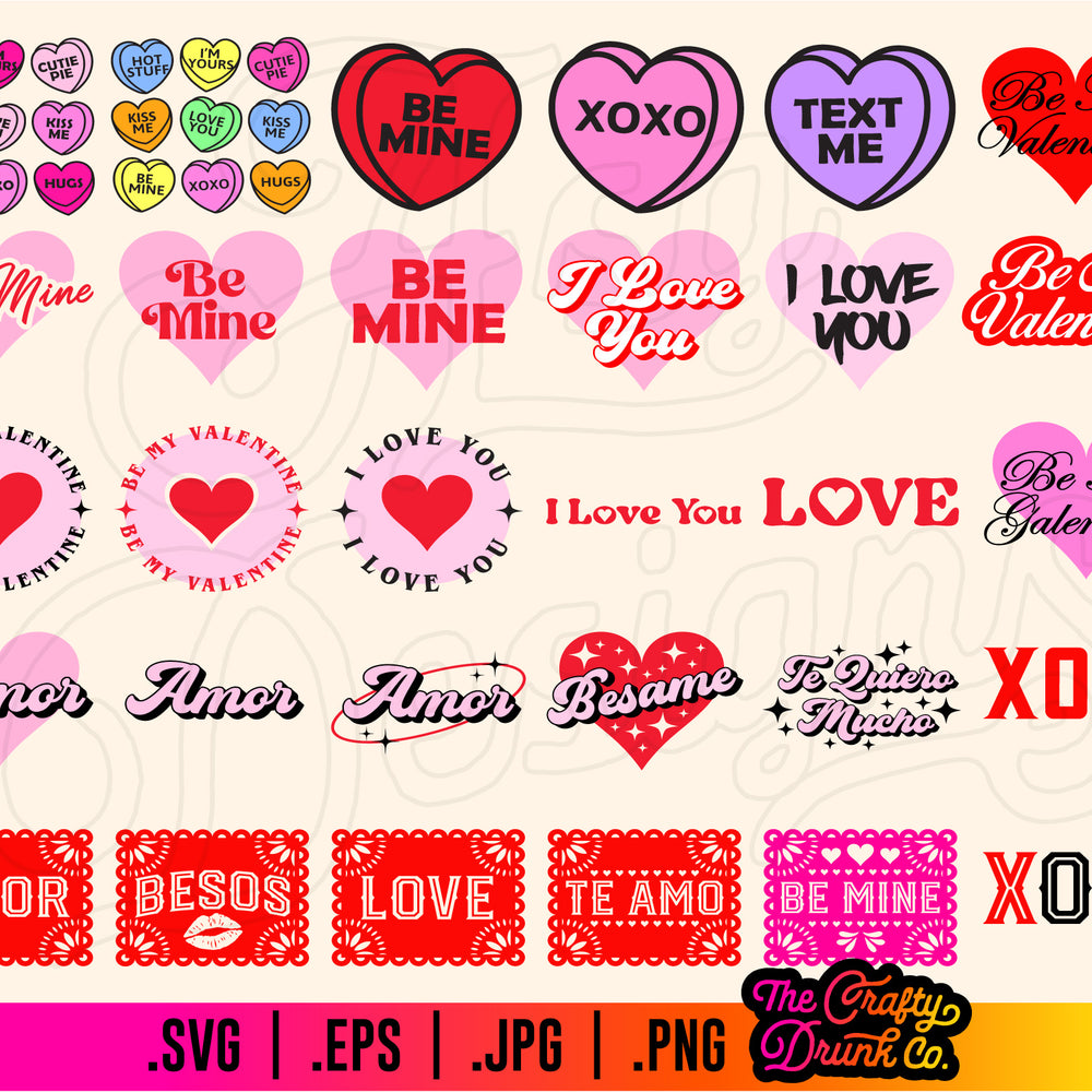 
                      
                        Valentines Day Design Bundle SVG PNG
                      
                    