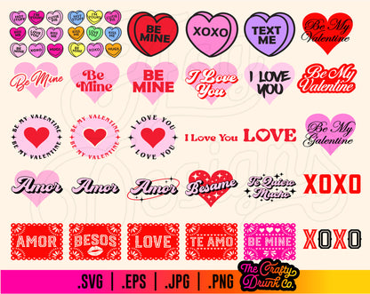 Valentines Day Design Bundle SVG PNG