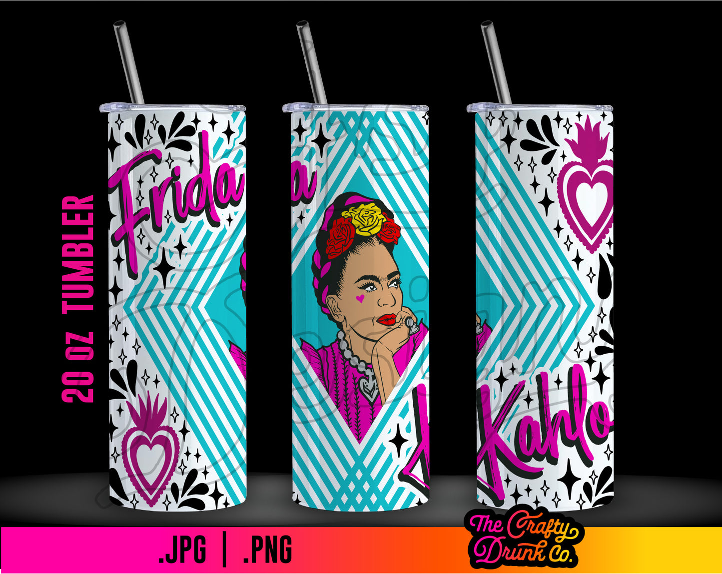 Frida Kahlo Tumbler Wrap