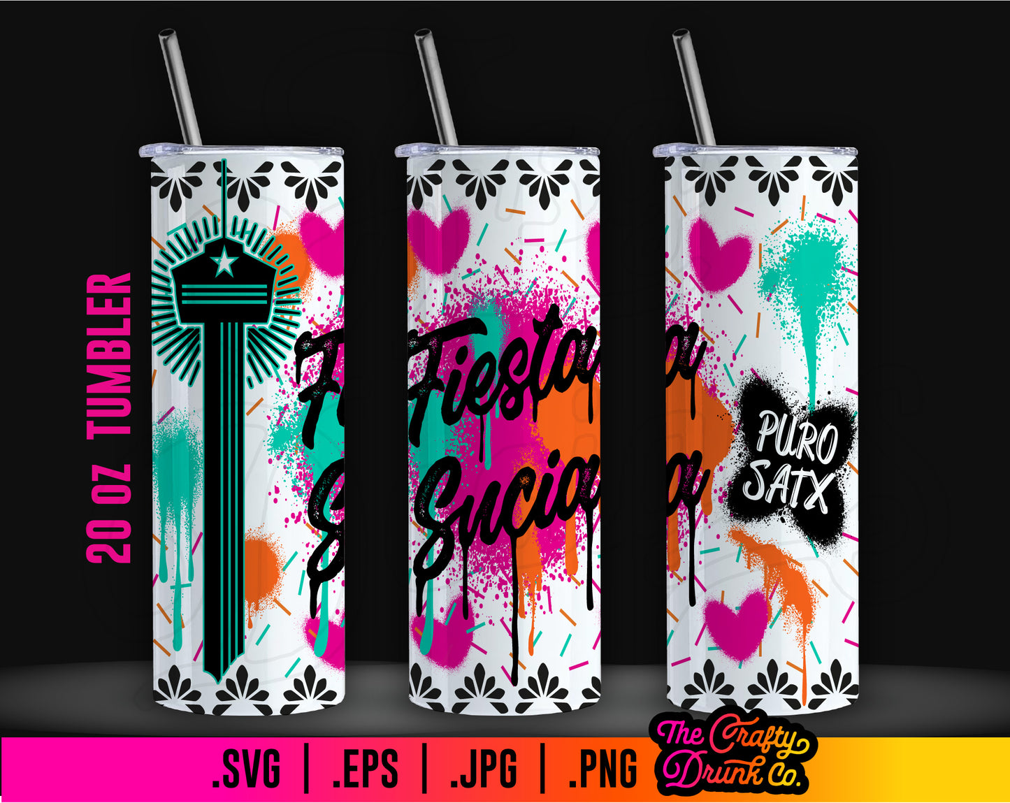 Fiesta Sucia Tumbler Wrap