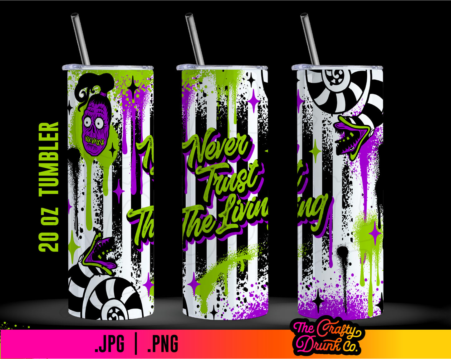 BeetleJuice 20oz Tumbler Cup Wrap