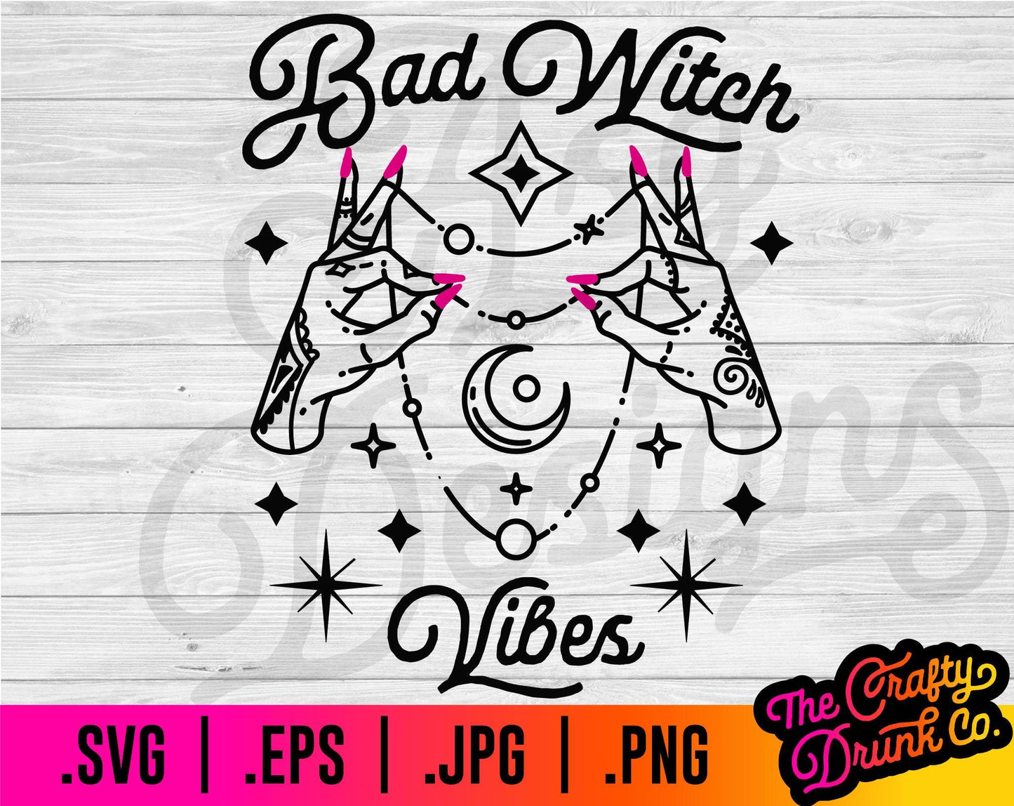 Bad Witch Vibes - TheCraftyDrunkCo