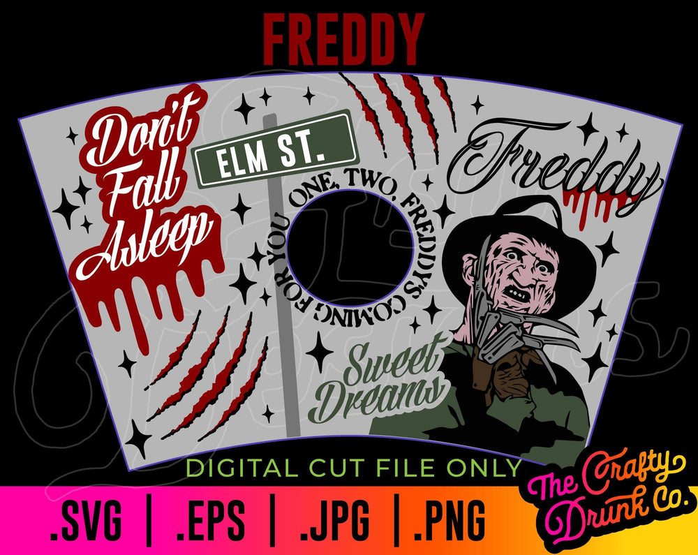 Freddy Cold Cup Wrap - TheCraftyDrunkCo