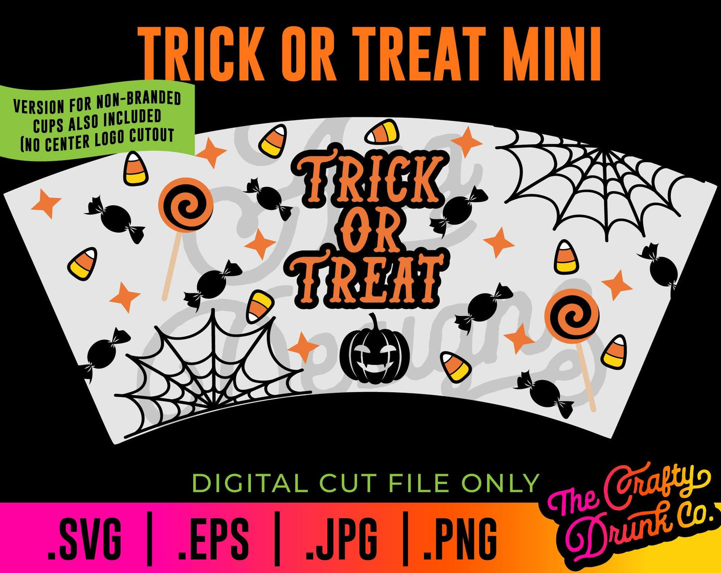 Trick or Treat Mommy and Me Cold Cup Wrap Bundle - TheCraftyDrunkCo