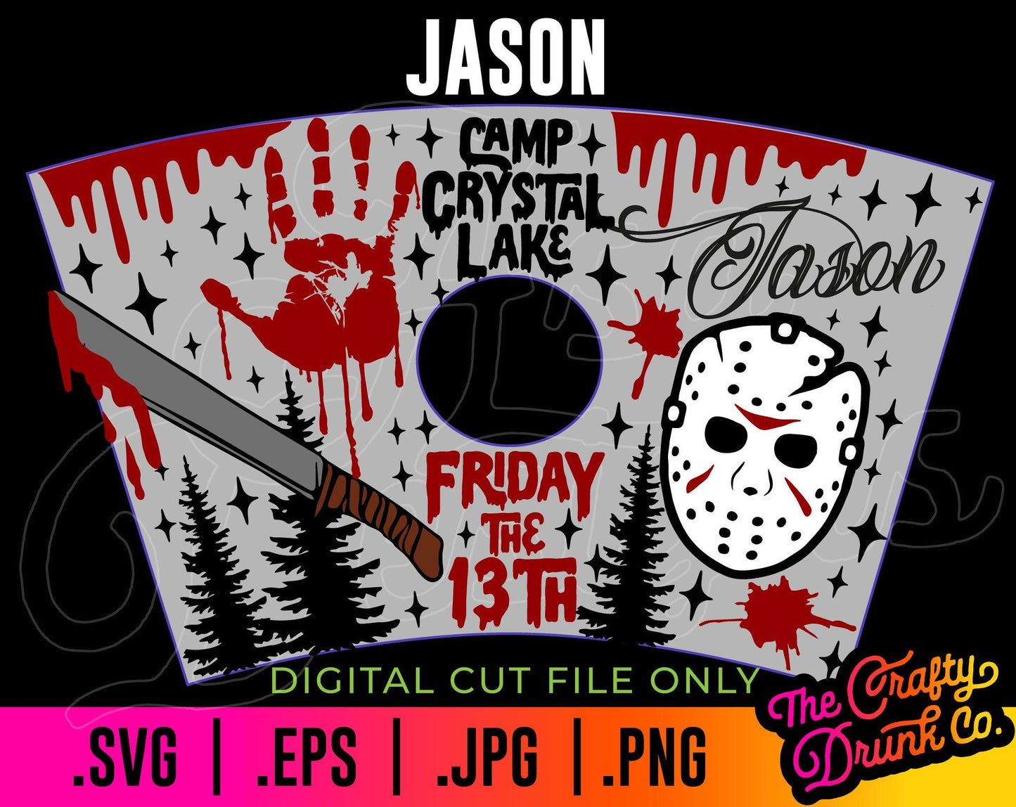 Jason Cold Cup Wrap - TheCraftyDrunkCo