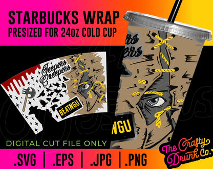 Creepers Cold Cup Wrap - TheCraftyDrunkCo