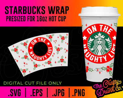 Naughty Hot Cup Wrap - TheCraftyDrunkCo