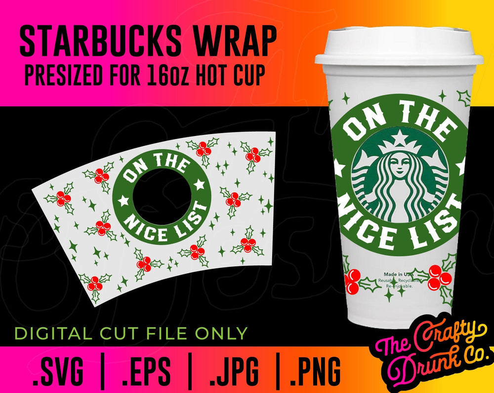 Nice Hot Cup Wrap - TheCraftyDrunkCo