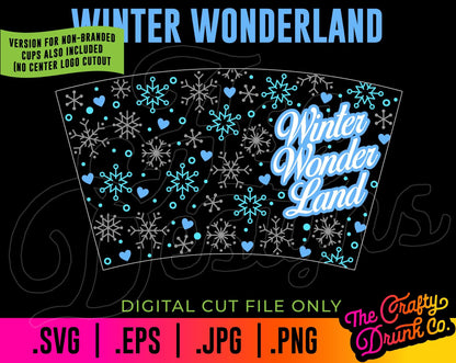Winter Wonderland Hot Cup Wrap - TheCraftyDrunkCo