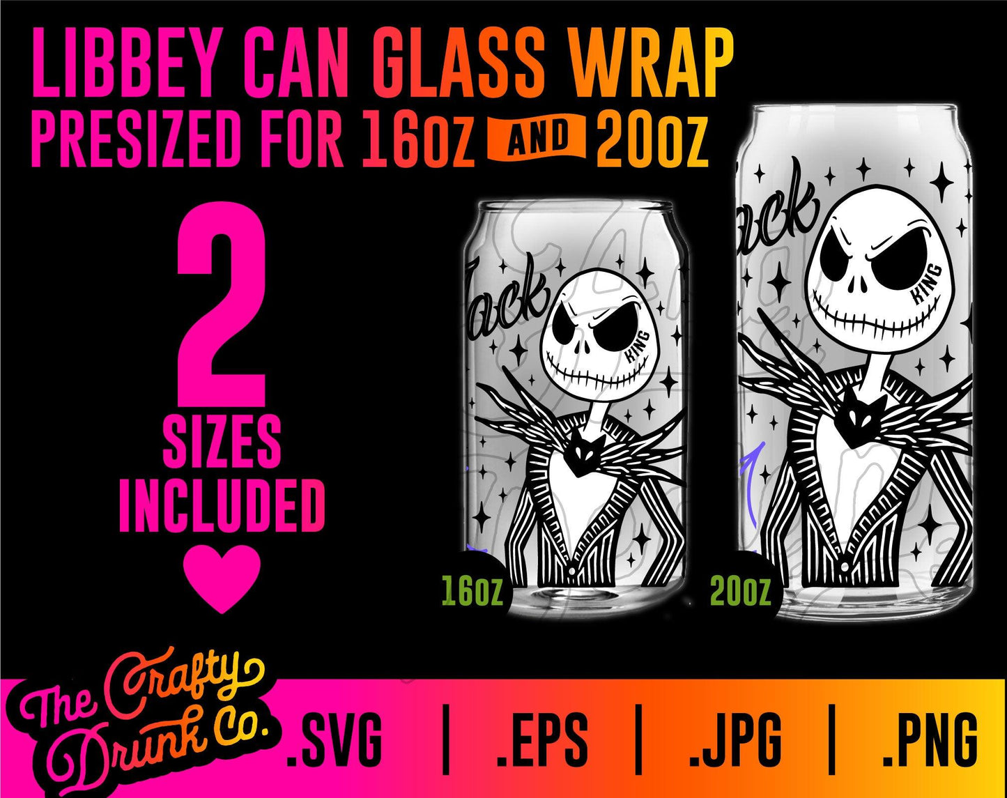 Jack Libbey Wrap - TheCraftyDrunkCo