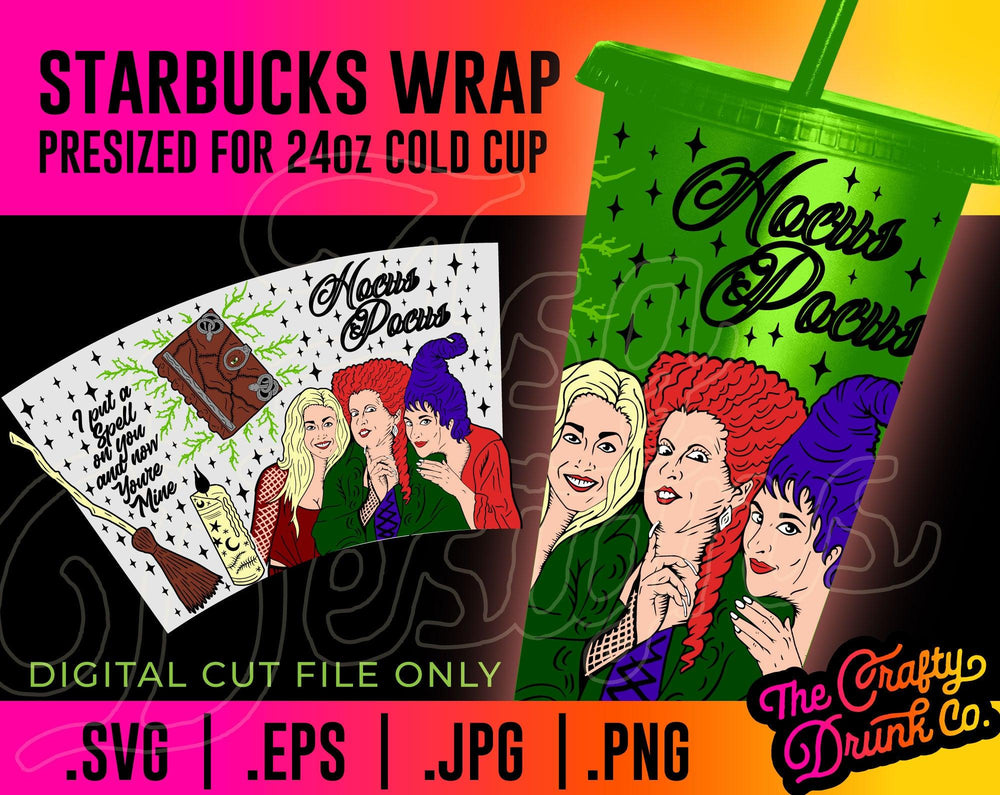 Witches Cold Cup Wrap - TheCraftyDrunkCo