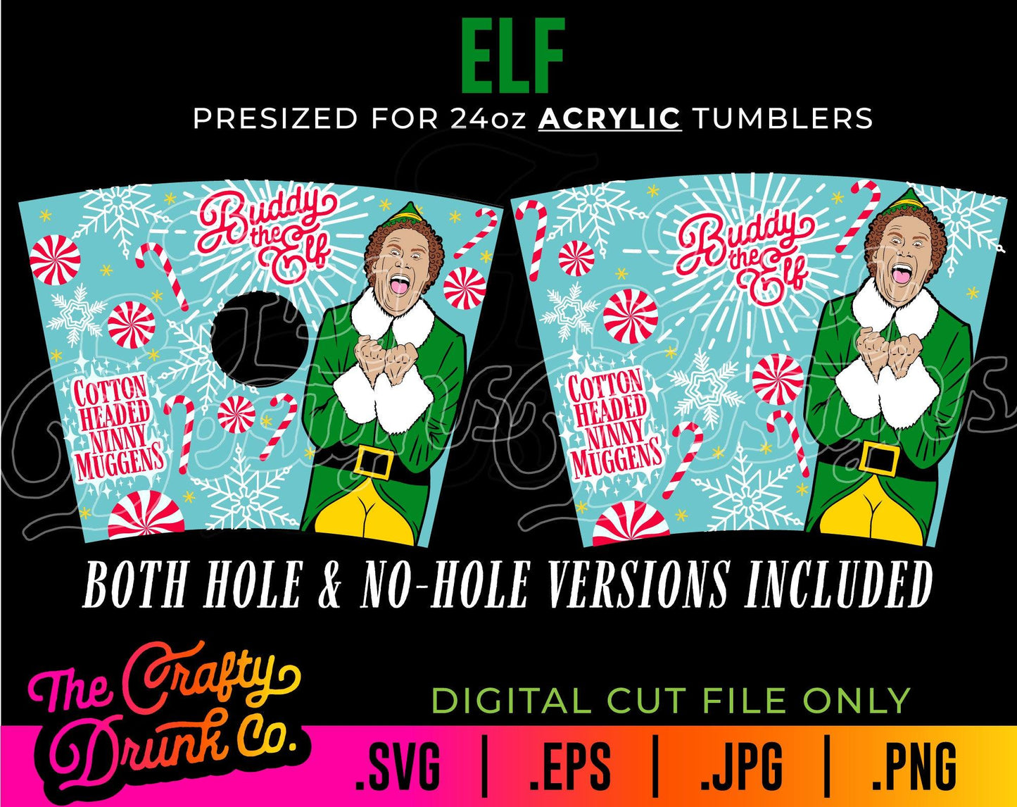 Elf Tumbler Wrap – Magnolia Decals