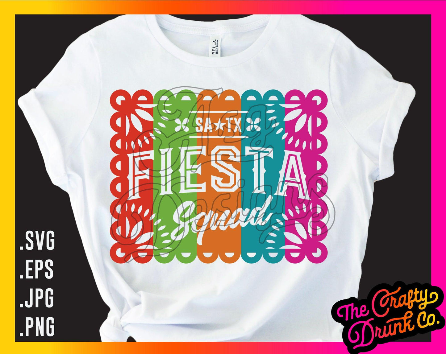 Fiesta Squad Papel Picado - TheCraftyDrunkCo