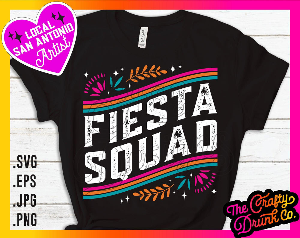 Fiesta Squad Floral - TheCraftyDrunkCo