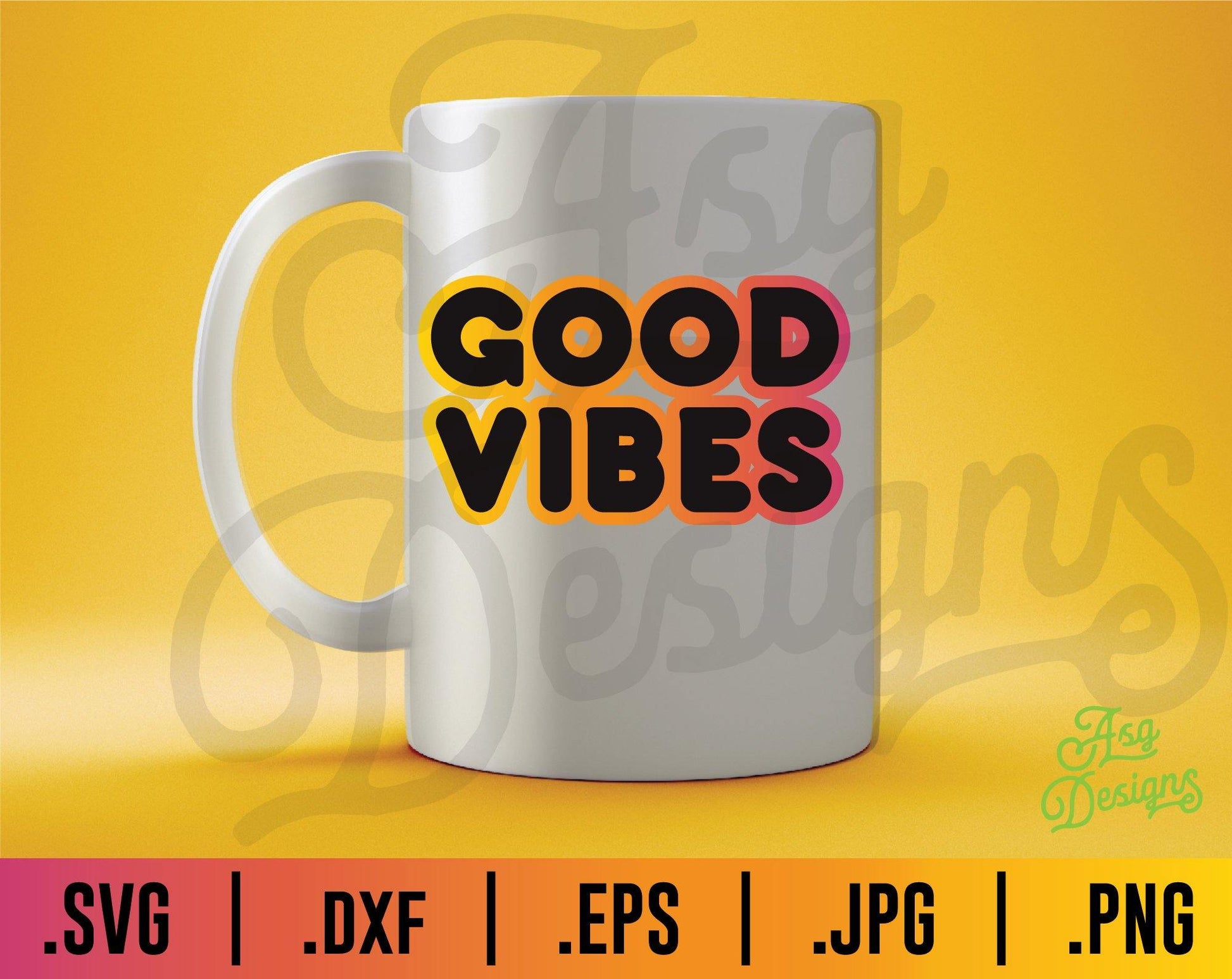 Good Vibes SVG - TheCraftyDrunkCo