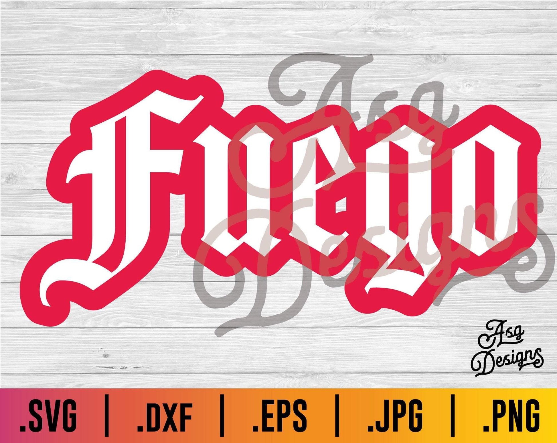 Fuego Spanish SVG - TheCraftyDrunkCo