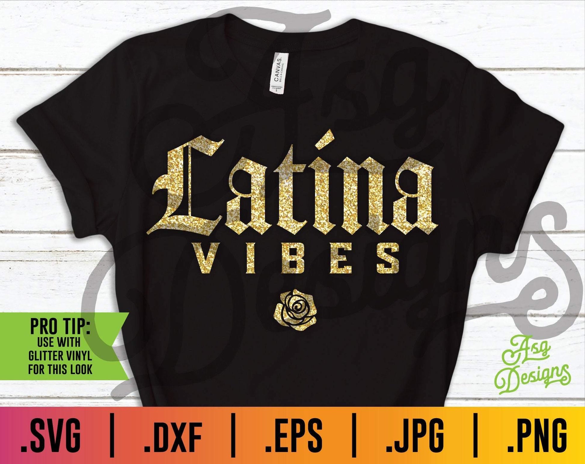 Latina Vibes SVG - TheCraftyDrunkCo
