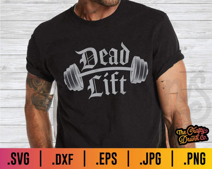 Deadlift Barbell SVG - TheCraftyDrunkCo