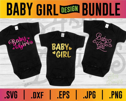 Baby Girl Onesie SVG Bundle - TheCraftyDrunkCo