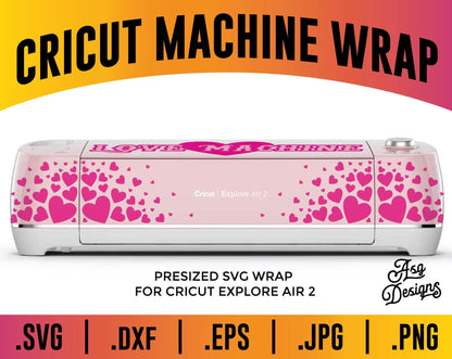 Love Machine Cricut Explore Air2 Wrap SVG - TheCraftyDrunkCo