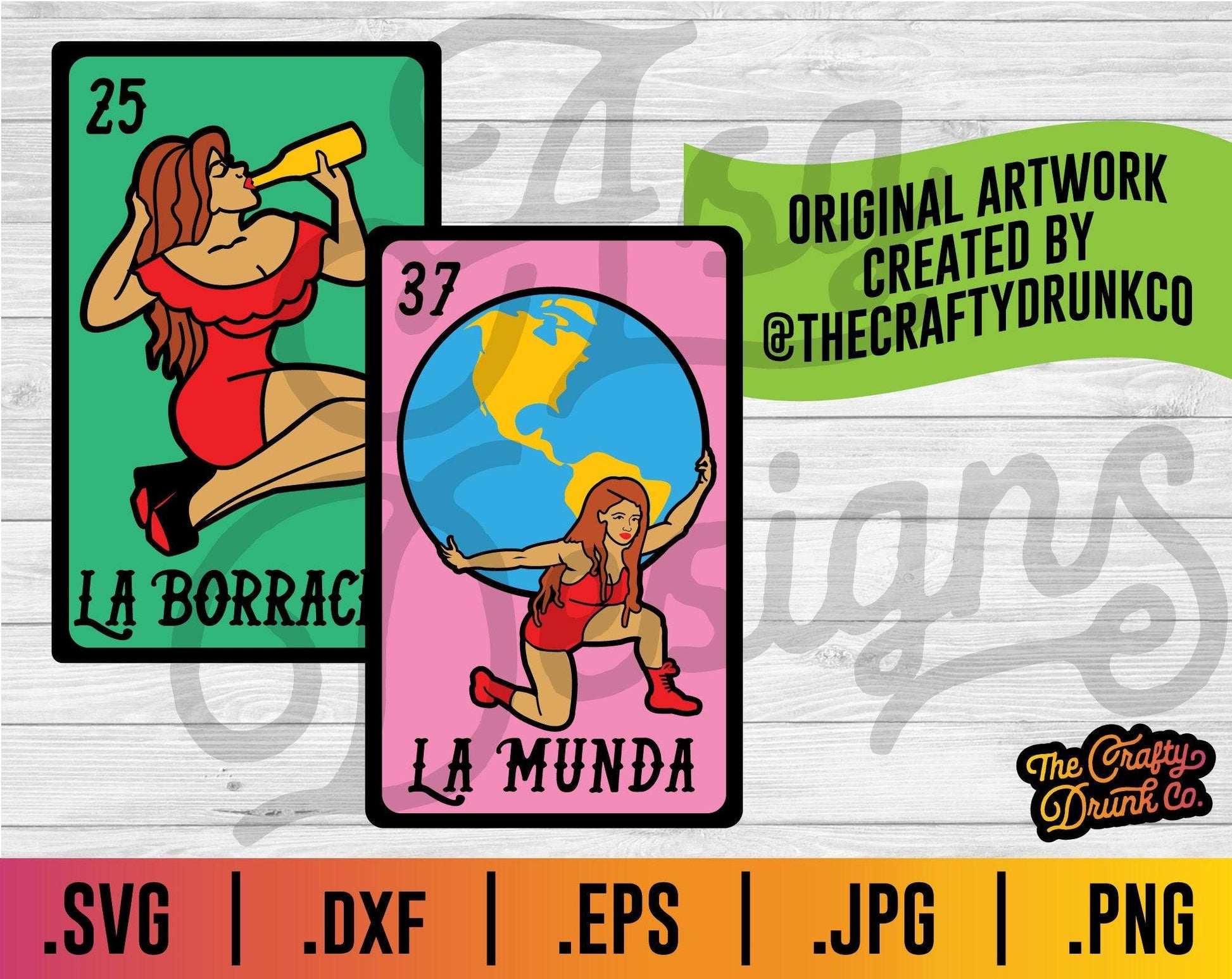 The Ultimate Loteria SVG Bundle - 54 LAYERED Loteria Cards - TheCraftyDrunkCo