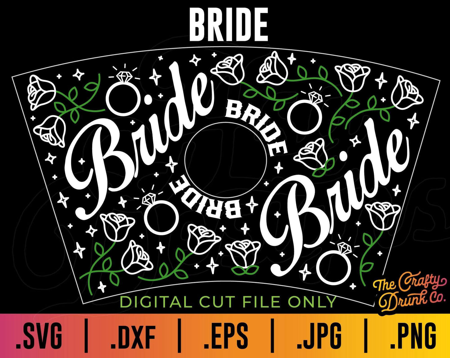 Bride Crew Cup Wrap Bundle - TheCraftyDrunkCo