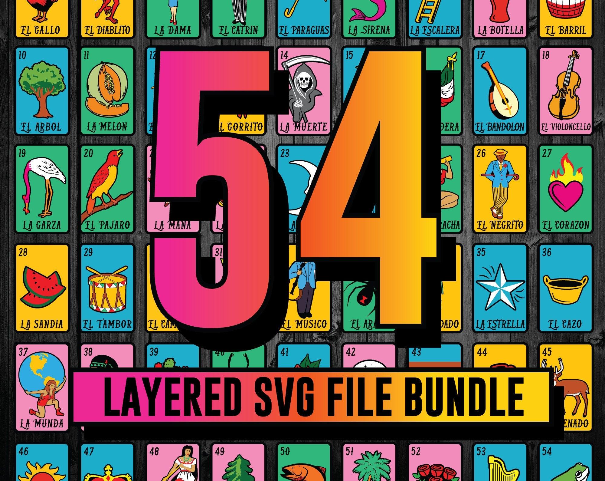 Ultimate Loteria SVG Bundle - 54Ultimate Loteria SVG Bundle - 54  