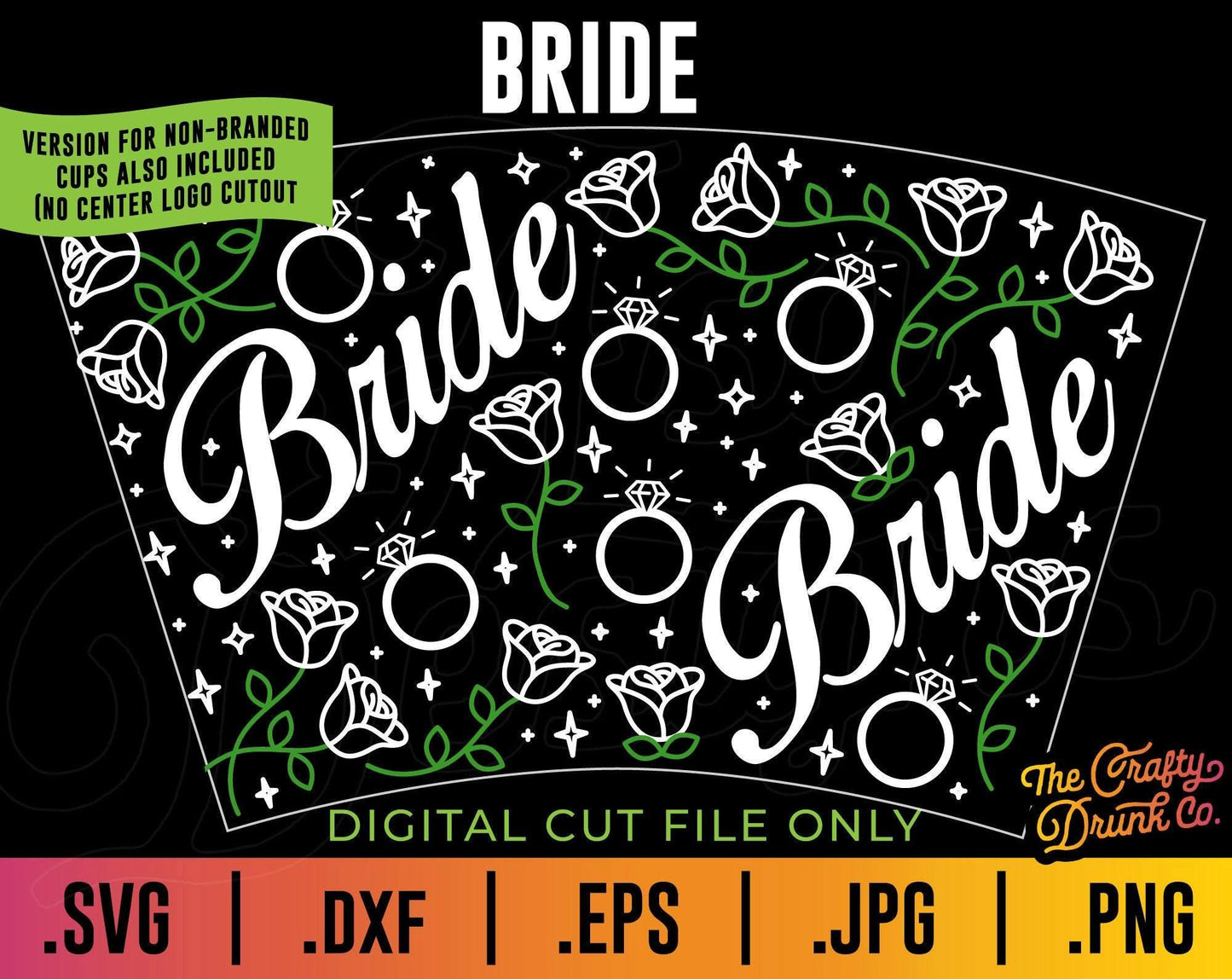 Bride Crew Cup Wrap Bundle - TheCraftyDrunkCo