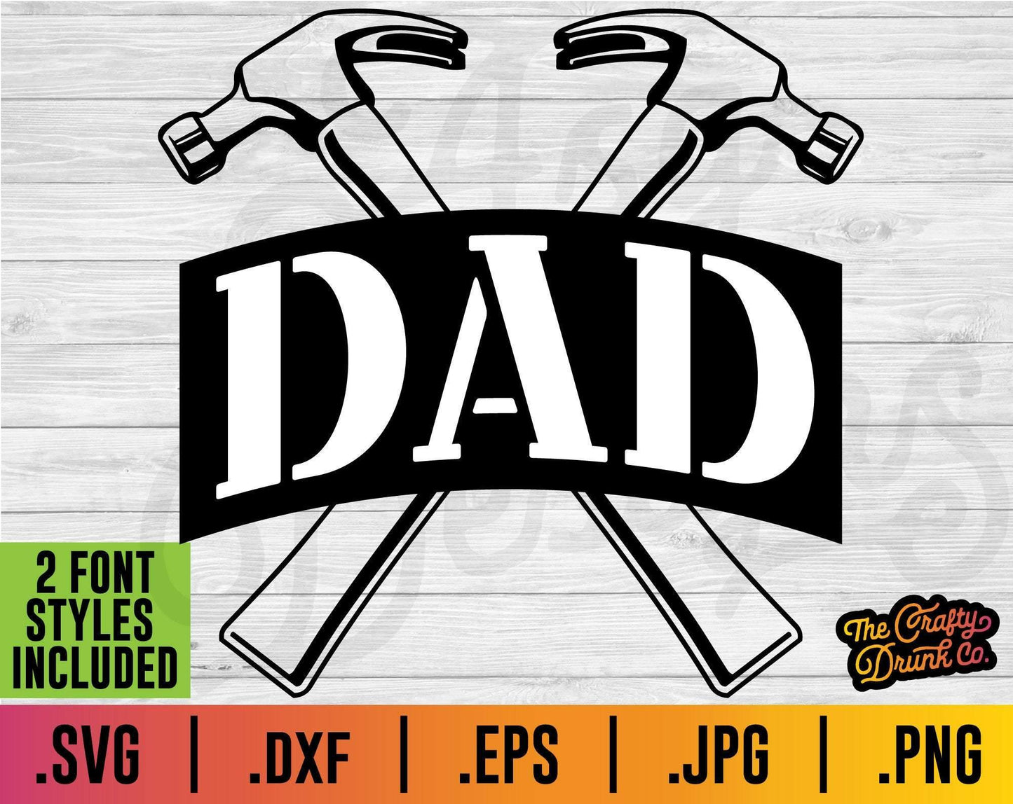 Dad Tools SVG - TheCraftyDrunkCo